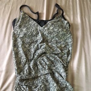 Athleta Laguna Tankini top 36D/DD